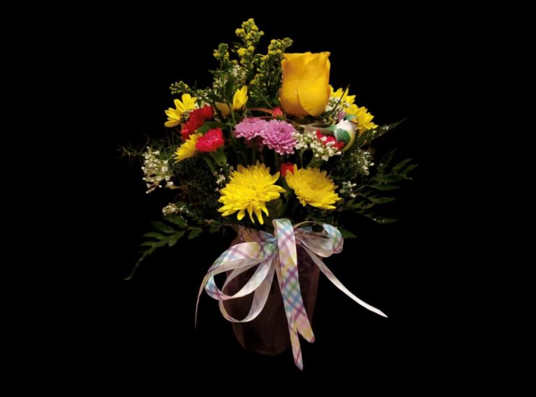 Budget friendly yellow flower bouquet for Jefferson, IA and surrounding areas