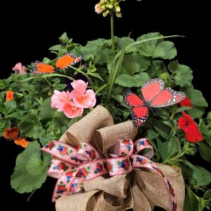 Small mix flowering outdoor patio planter for Mother's Day delivery in Jefferson Iowa