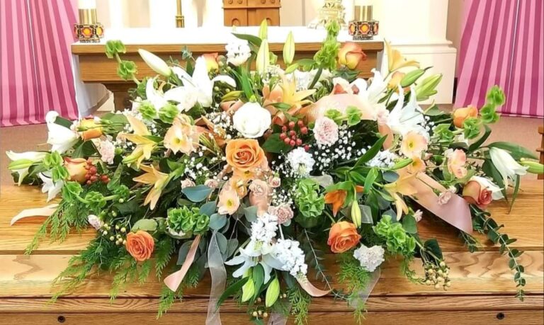 Amazing Grace Casket Arrangement