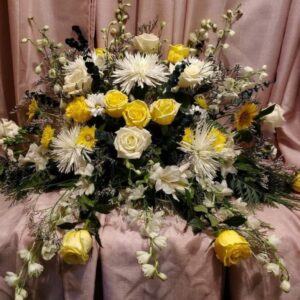 Mornings Mist Casket Arrangement