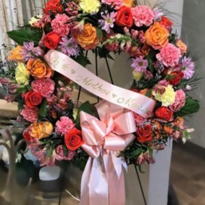 September’s Beauty Easel Wreath