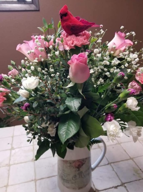 Pink Rose Mix Pitcher