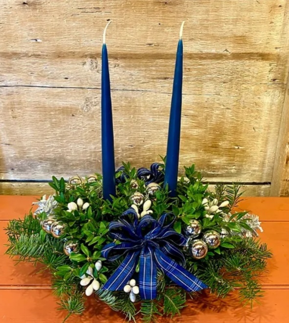 Pretty in Blue Candle Bouquet