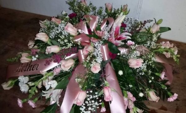 Three Piece Pink Mixed Funeral Package