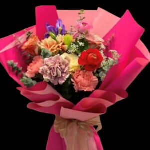 Elegant Mother's Day 2025 flower delivery in Lake City, IA and other areas in Greene and Carroll County. Hand-Tied Bouquet of Pink Spring Flowers.
