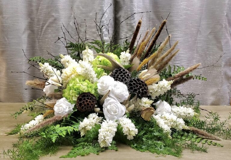 Sunrise to Sunset Casket Flower Arrangement